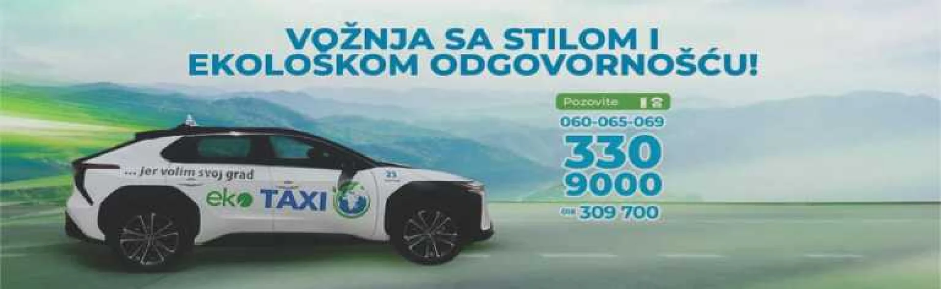 Eko Taxi (traka na početnoj)